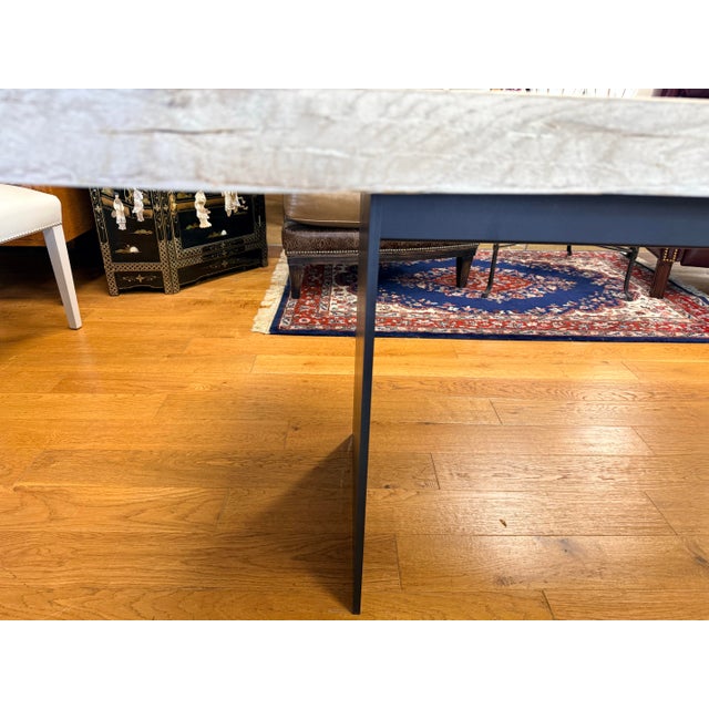 Restoration Hardware Live Edge Dining Table Ten Feet For Sale In New York - Image 6 of 10