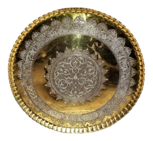 19th Century Syrian Damascene Large Charger