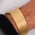 1960s Audemars Piguet 28mm 18k Gold Brown Fumé Sunburst Mesh Bracelet Watch For Sale - Image 13 of 14