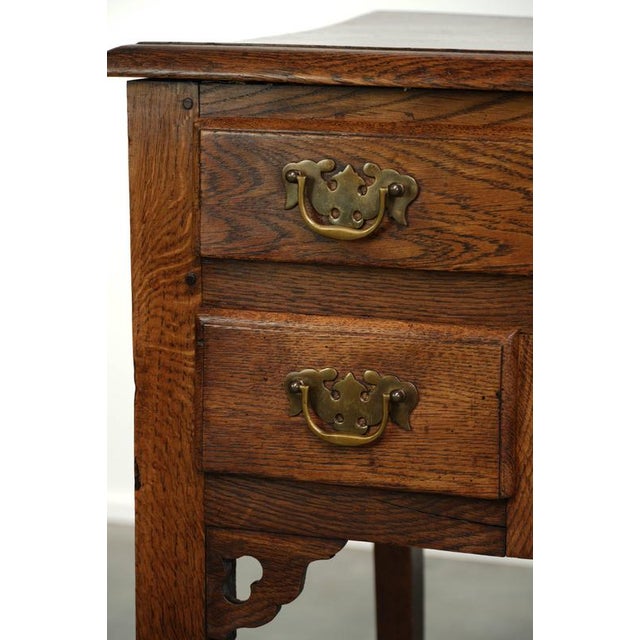 18th Century English Oak Lowboy For Sale - Image 10 of 13