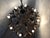Metal and Crystal Chandelier, 1970s For Sale - Image 3 of 18
