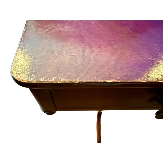 Antique Berkey & Gay Mohogany Pedestal Table c.1900-Side-Victorian-Colonial For Sale - Image 14 of 15