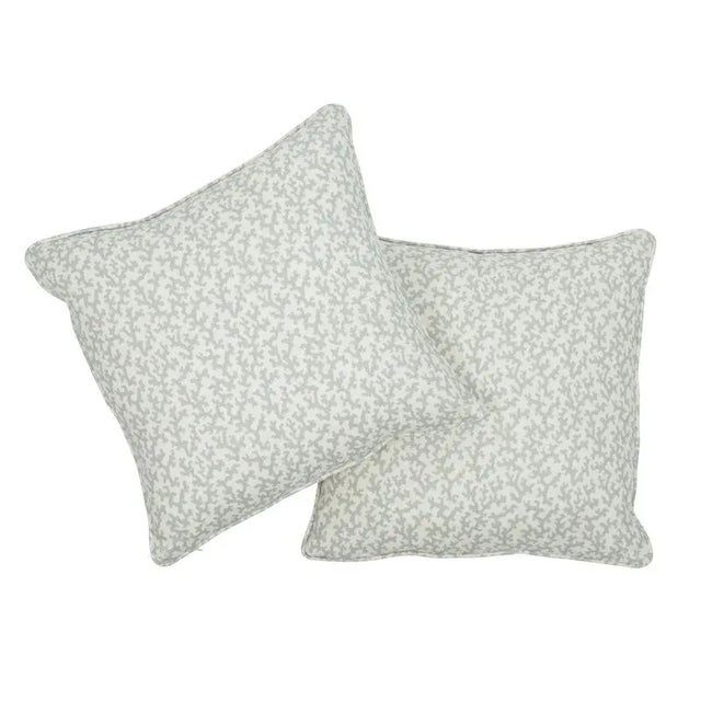 This pillow features Folly by Veere Grenney for Schumacher with a Self-Welt finish. An allover pattern reminiscent of...