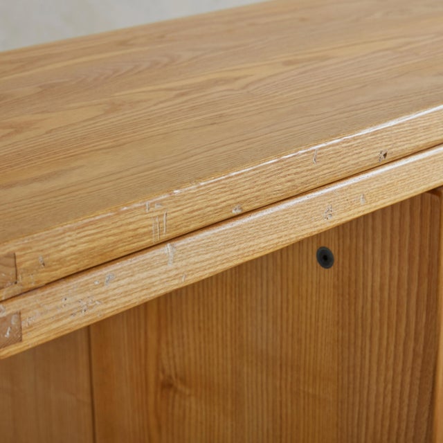 1970s La Barca' Foldable Ash Wood Console + Dining Table by Piero De Martini for Cassina, 1975 For Sale - Image 5 of 12