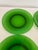 Vintage Emerald Green Glass Plates, Vereco France - Set of 4 For Sale - Image 4 of 8