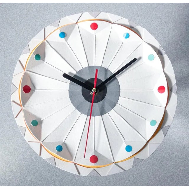 Wall Clock by Delcio For Sale - Image 3 of 3