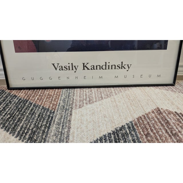Wasily Kandinsky - Blue Painting Guggenheim Framed Print, 1995 For Sale - Image 10 of 13