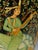 Indian Kashmiri Papier-Mâché Table Lamp with Hand-Decorated Romantic Scenes, 1930 For Sale - Image 6 of 13