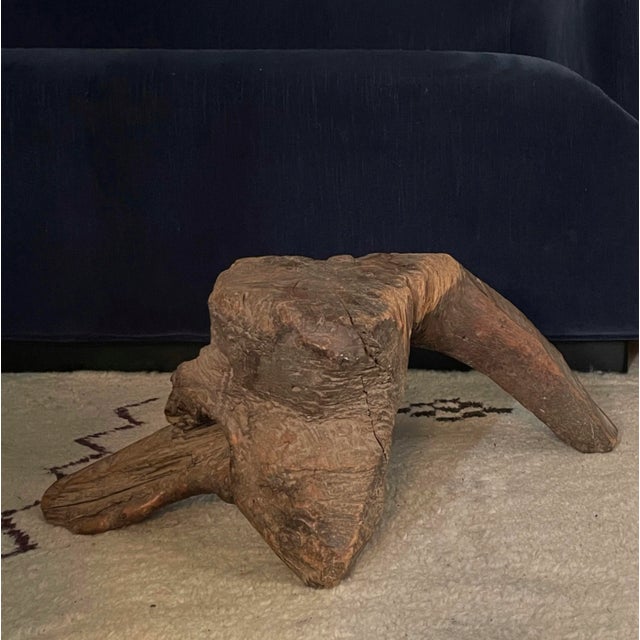 Antique 18th Century Chinese Primitive Root Stool For Sale - Image 11 of 12