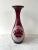 Glass Vintage Bohemian Hand Blown Frosted Glass Vase For Sale - Image 7 of 7