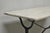 Black Antique French Victorian Cast Iron Pastry Table Base Marble Top Console Table For Sale - Image 8 of 18