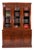 19th Century Antique English Victorian Flame Mahogany Library Bookcase For Sale