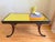 Early 1900s Citron Gold Mirror Top and Ebony Walnut Empire Coffee Table For Sale - Image 10 of 17