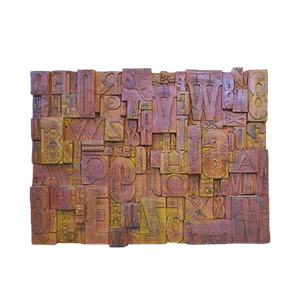 Brutalist Wall Sculpture from Evans