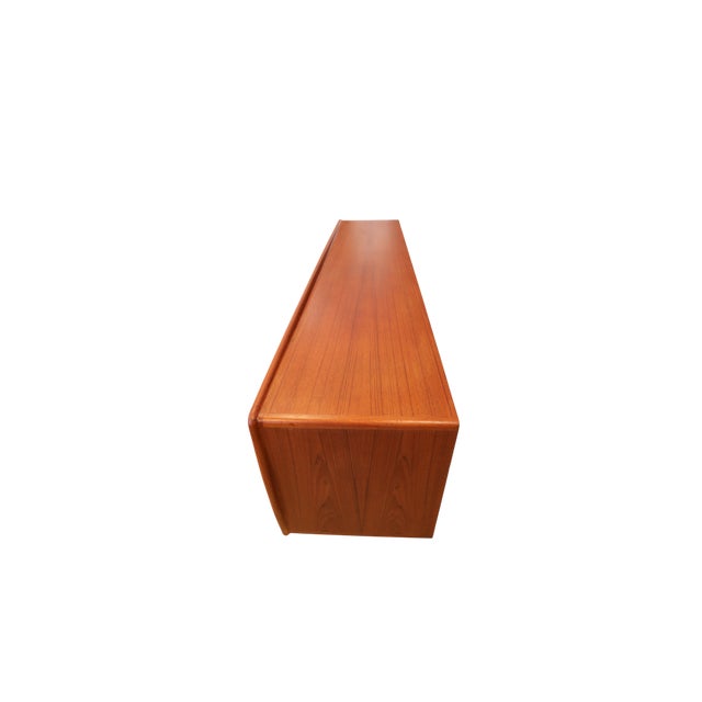 Long Sideboard in Teak with Drawers and Sliding Doors from H.P. Hansen, 1960s For Sale - Image 11 of 18