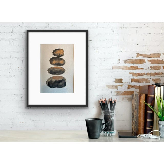 Stephanie Cate Contemporary Original Watercolor Painting on Paper by Stephanie Cate For Sale - Image 4 of 5