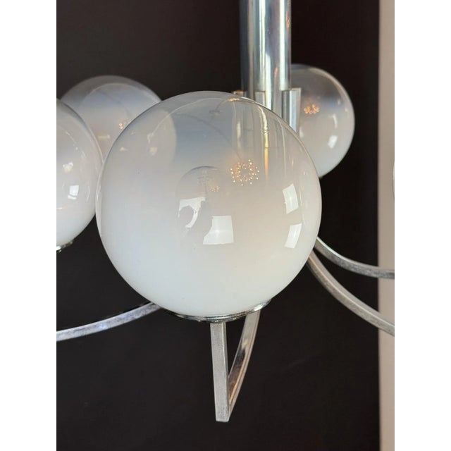 Vintage Italian Chandelier in Murano Glass, 1960s For Sale - Image 9 of 14