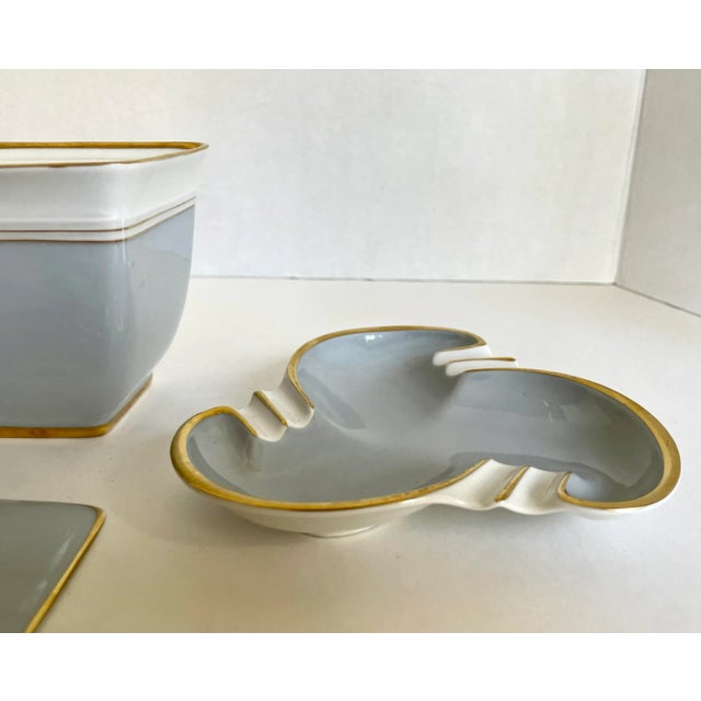 Mid-Century Rosenthal Azur Kronach-Germany Smoking Vanity Set For Sale - Image 9 of 11
