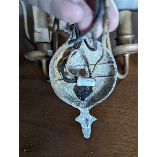 Early 20th Century Early 20th Century Sconces - Set of 3. Appraised For Sale - Image 5 of 12