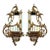Italian Georgian Chinese Chippendale Style Giltwood Wall Mirrors - 51 in S/2 For Sale