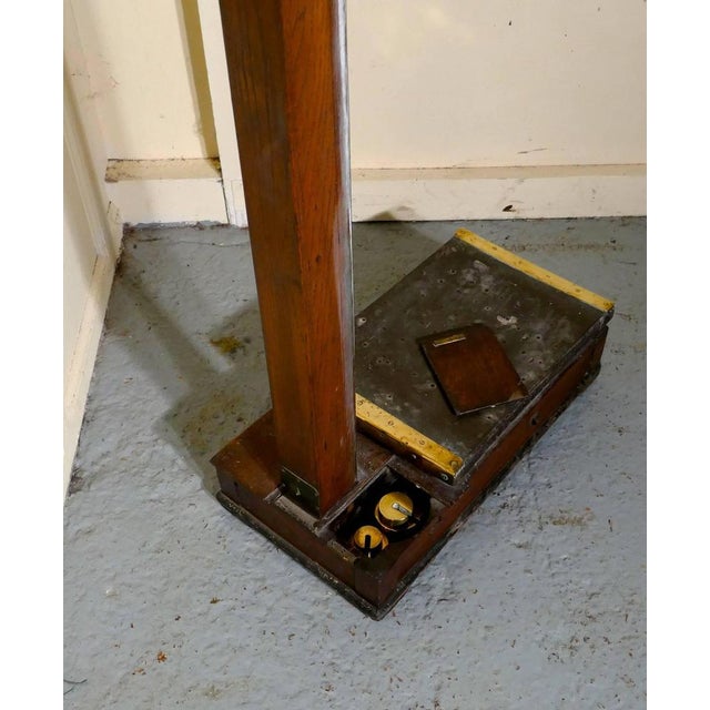 Avery Brass Height & Weight Standing Jockey Scales from Market Rasen Racecourse, 1890s For Sale - Image 10 of 11