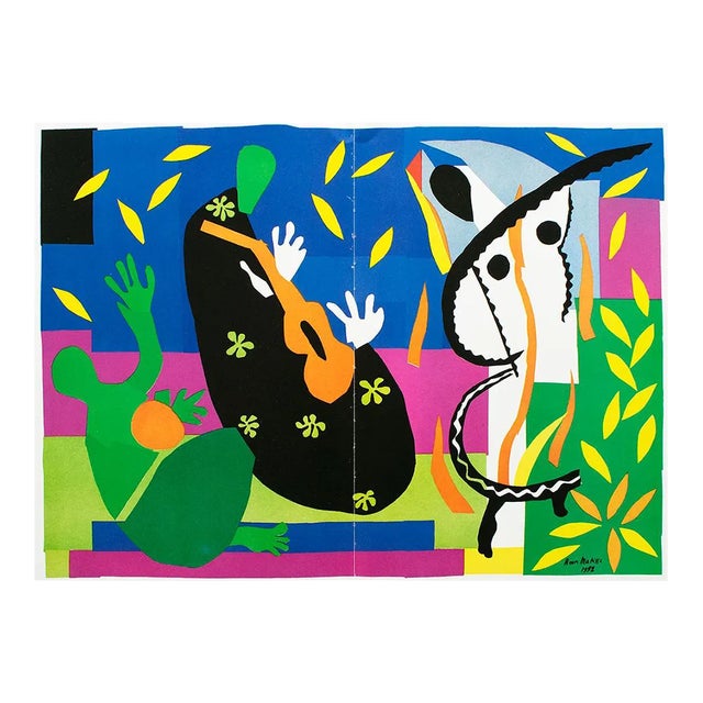 1987 After Henri Matisse "Sorrow of the King" for Verve (1958), Second Edition Full-Color Print For Sale