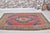 Handwoven Vintage Oushak With Faded Geometric Medallion For Sale - Image 4 of 10