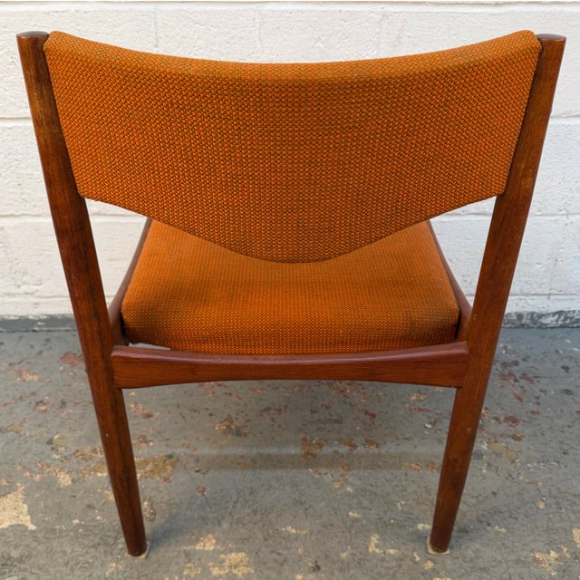 Wood Set of Six Vintage Mid-Century Danish Teak Dining Chairs For Sale - Image 7 of 18