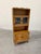 Vintage Danish White Oak Bookcase Cabinet attributed to Henning Kjaernulf, recently imported from Denmark. Carved front...