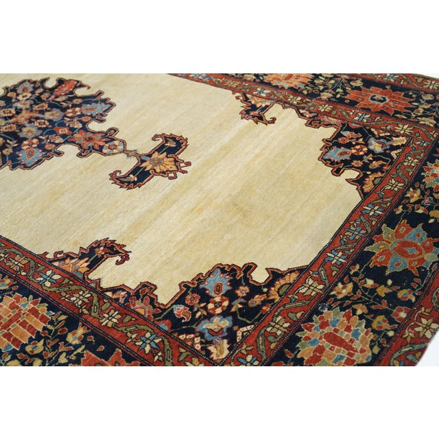 Textile Late 18th Century Antique Farahan Sarouk Rug 4'1'' X 7'0'' For Sale - Image 7 of 11