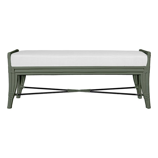 Malacca Bench - Evergreen For Sale