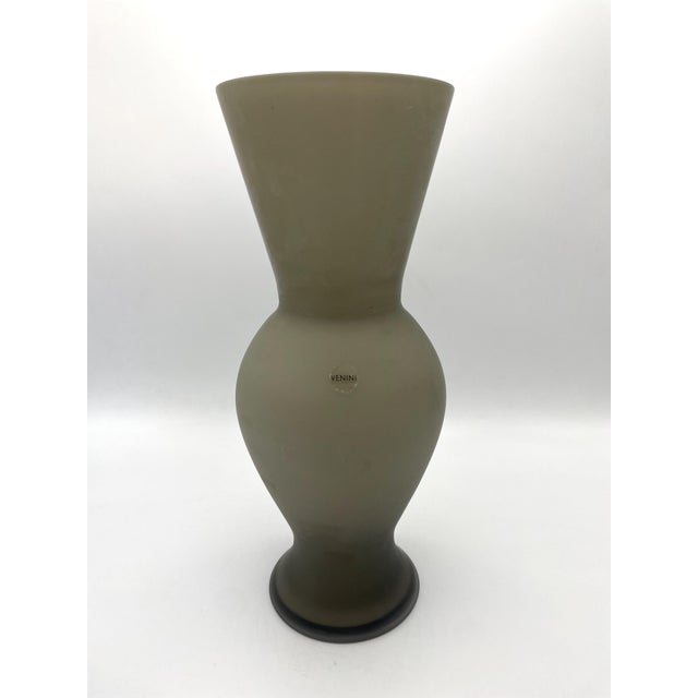 Gray Principe Vase by Rodolfo Dordoni for Venini, 2013 For Sale - Image 8 of 8