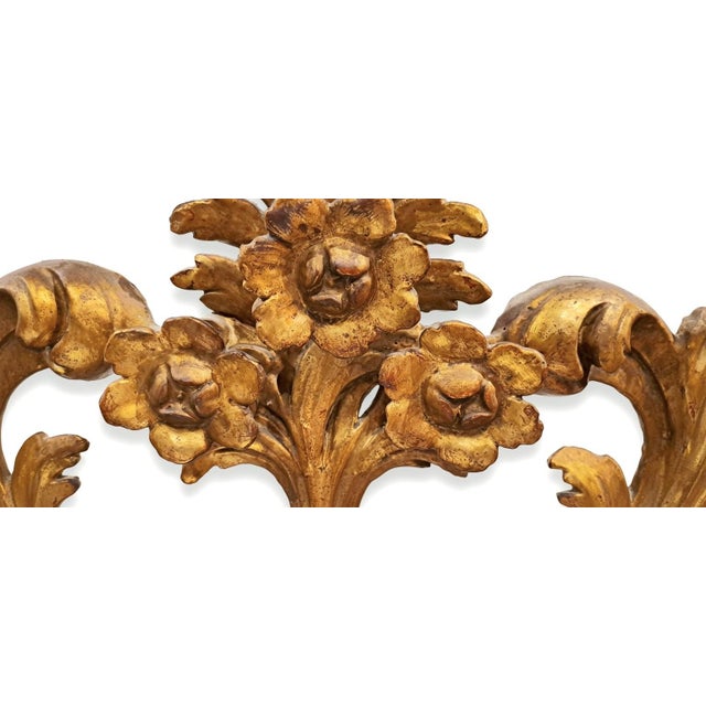 Large Gilded Mirror from Piedmont, 1700s For Sale - Image 10 of 12