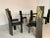 Glass Postmodern Dining Set from Pietro Constantini, Set of 7 For Sale - Image 7 of 14