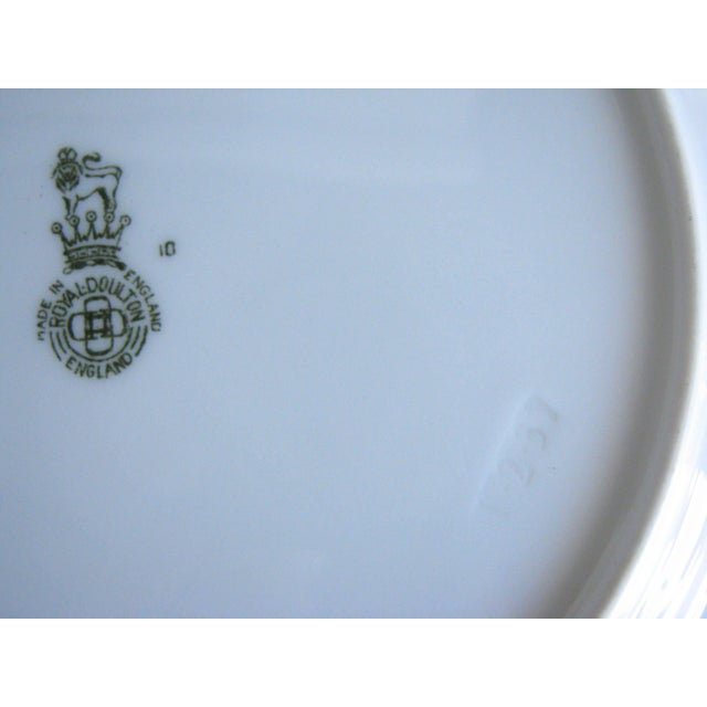 1930s Royal Doulton Hand Painted Freshwater Fish Dinner Plates Made in