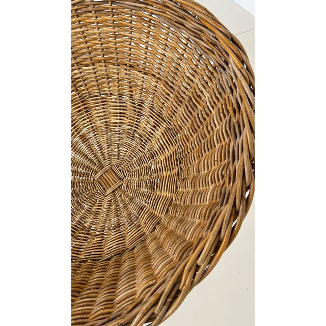 Cone Wicker Chair, 1960s For Sale - Image 4 of 9