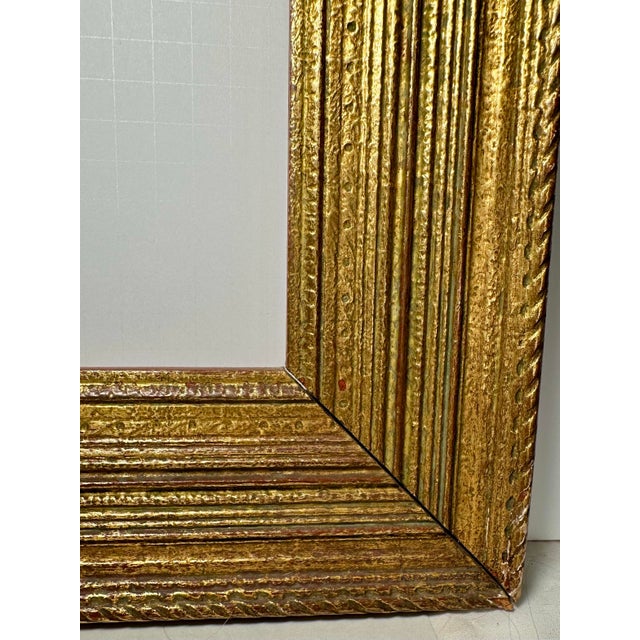 Mid-20th Century Giltwood Reeded Frame in the Style of Stanford White For Sale In West Palm - Image 6 of 12