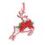 Kenneth Ludwig Chicago Nordic Snowflake Character Tree Ornament with Pine Bow Accent (Set of 6) For Sale - Image 4 of 5