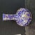Chinese Ceramic Vase,Kangxi Marked Blue Ground Gold Drawing Porcelain Tianqiu Vase Hand Painted Dragon Pattern For Sale - Image 4 of 13
