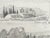Vintage Post Impressionist South of France Graphite Landscape Drawing on Paper, Signed by Artist With Mat For Sale - Image 4 of 6