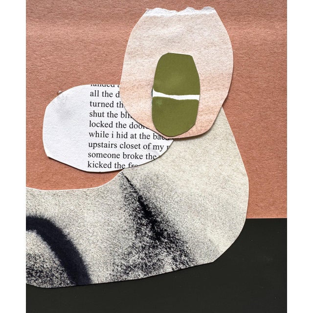"New Directive 1" Original Mixed-Media Collage on Paper by Zac Woodiel For Sale - Image 4 of 8