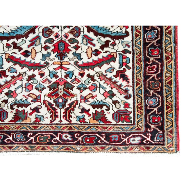 Vintage Persian Heriz Rug For Sale - Image 10 of 15