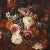 Lombard School, Still Life with Grapes, Flowers and Mushrooms, Late 1600s, Oil on Canvas, Framed For Sale - Image 3 of 10