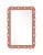 Contemporary Fleur Home Garden District Satsuma Rectangle Mirror in Red Earth, 24x36 For Sale - Image 3 of 3
