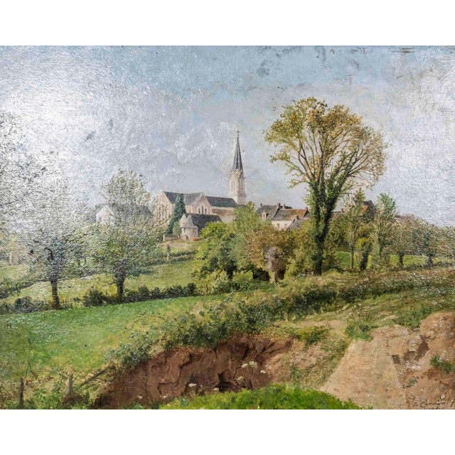 Mid 20th Century Jean Corabœuf (1879-1947) Village Of Pannecé Pays De Loire. France. For Sale In Atlanta - Image 6 of 8