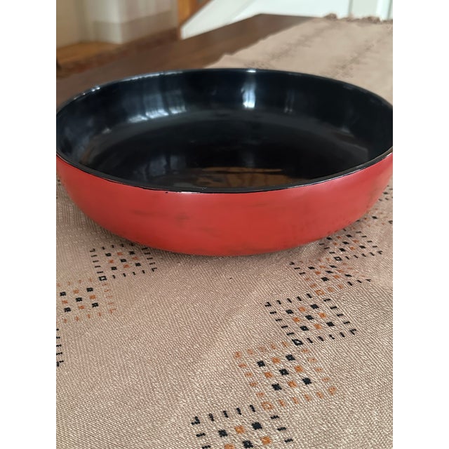 Contemporary Flat-Bottom Bowl For Sale - Image 3 of 3