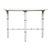 Vintage Oval Coffee Table With Faux Bamboo Legs For Sale