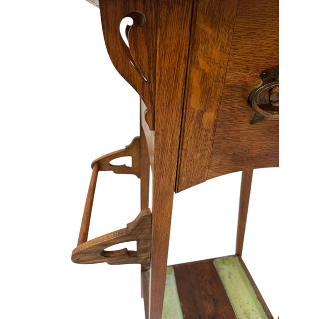 Large Art Nouveau Plant Stand, 1900s For Sale - Image 10 of 11