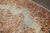 Stunning Turquoise Antique Persian Tabriz Rug - 8'10" x 11'8" For Sale - Image 4 of 16