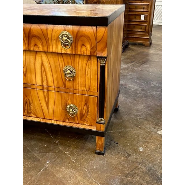 19th Century Biedermeier Walnut Commode For Sale - Image 5 of 7